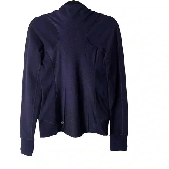 Lululemon Athletica ‘Emerge Renewed’ in  Black Grape Long Sleeve Jacket Size 4 - Picture 6 of 9